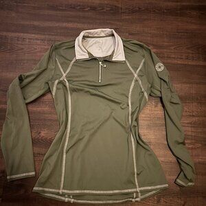 New Dover Saddlery Quarter Zip Long Sleeve Riding Top